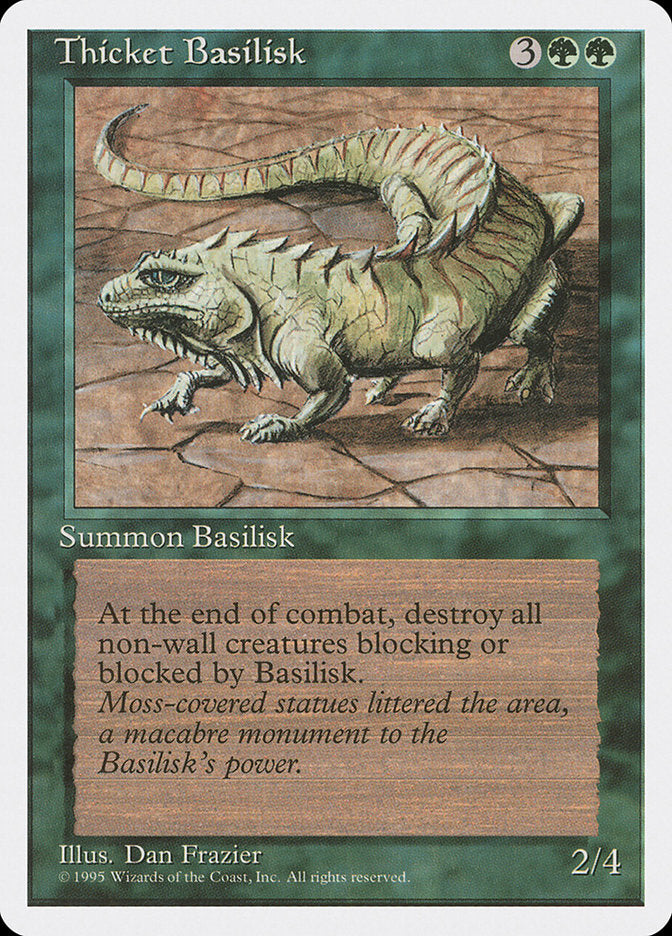 Thicket Basilisk [Fourth Edition] | Play N Trade Winnipeg