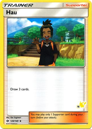 Hau (120/149) (Pikachu Stamp #13) [Battle Academy 2020] | Play N Trade Winnipeg