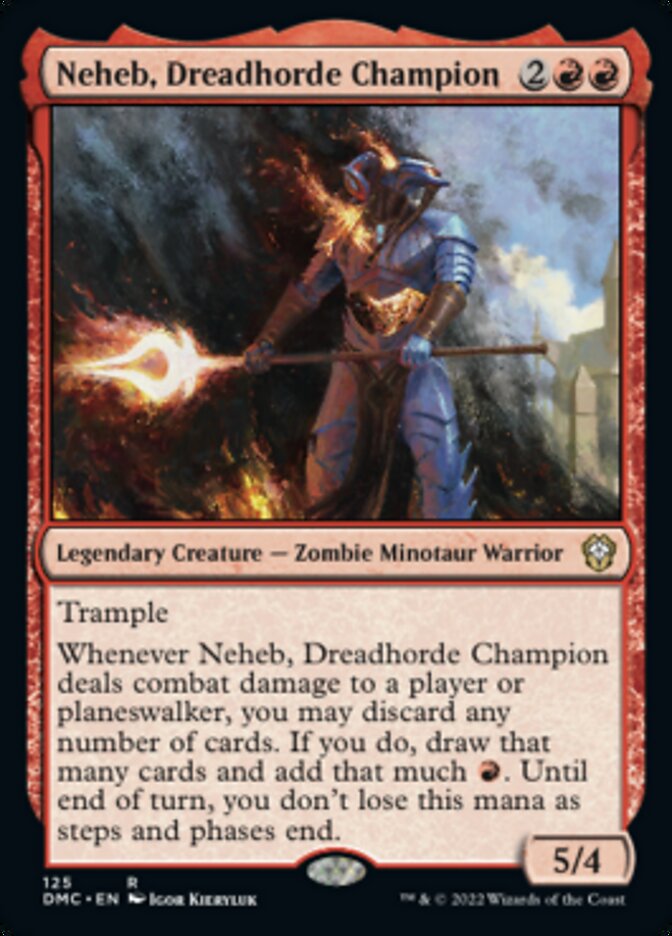 Neheb, Dreadhorde Champion [Dominaria United Commander] | Play N Trade Winnipeg