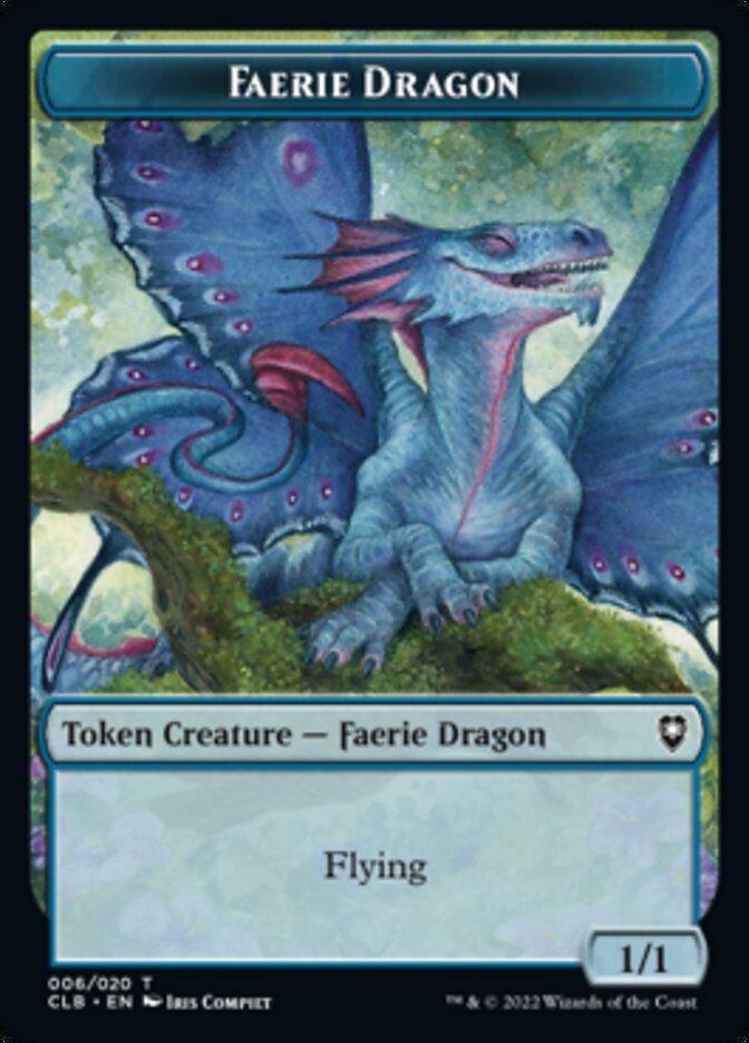 Faerie Dragon Token [Commander Legends: Battle for Baldur's Gate Tokens] | Play N Trade Winnipeg