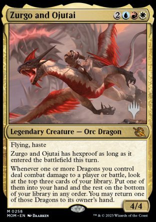 Zurgo and Ojutai (Promo Pack) [March of the Machine Promos] | Play N Trade Winnipeg