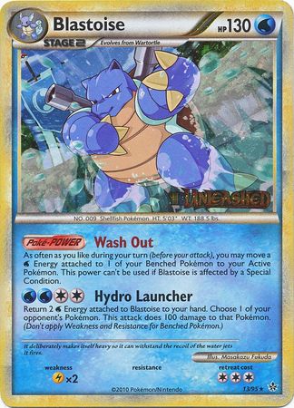 Blastoise (13/95) (Prerelease Promo) [HeartGold & SoulSilver: Black Star Promos] | Play N Trade Winnipeg