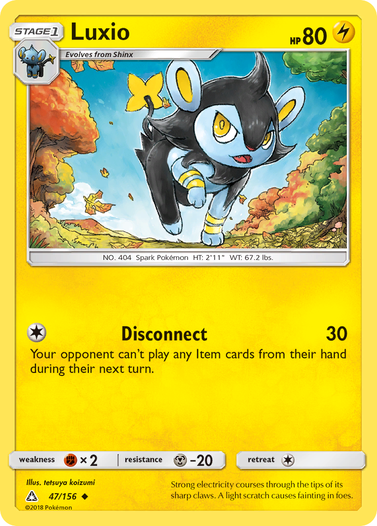 Luxio (47/156) [Sun & Moon: Ultra Prism] | Play N Trade Winnipeg