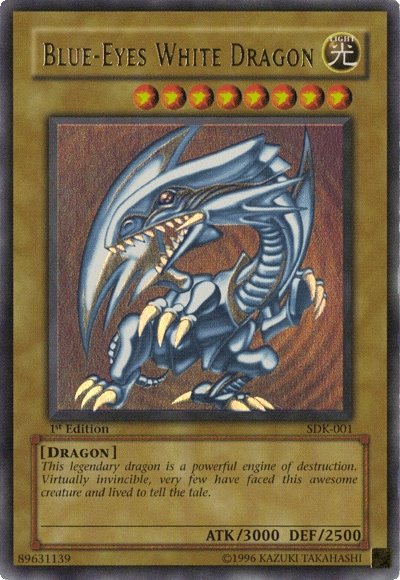 Blue-Eyes White Dragon [SDK-001] Ultra Rare | Play N Trade Winnipeg