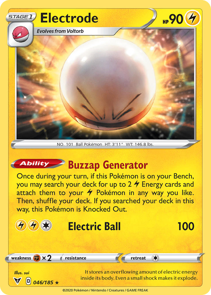 Electrode (046/185) [Sword & Shield: Vivid Voltage] | Play N Trade Winnipeg