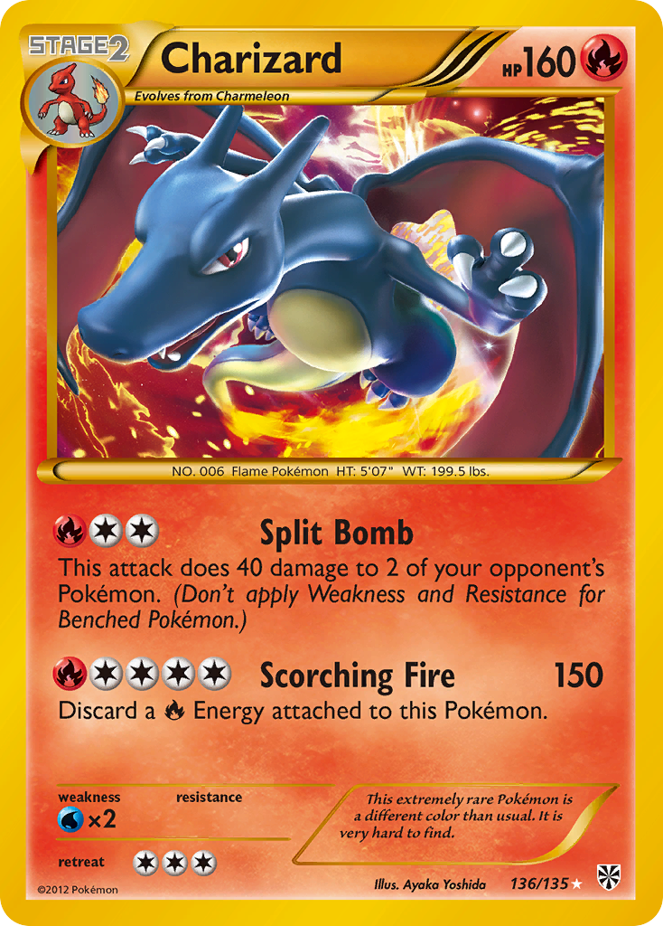 Charizard (136/135) [Black & White: Plasma Storm] | Play N Trade Winnipeg