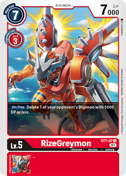 RizeGreymon [ST7-07] [Starter Deck: Gallantmon] | Play N Trade Winnipeg