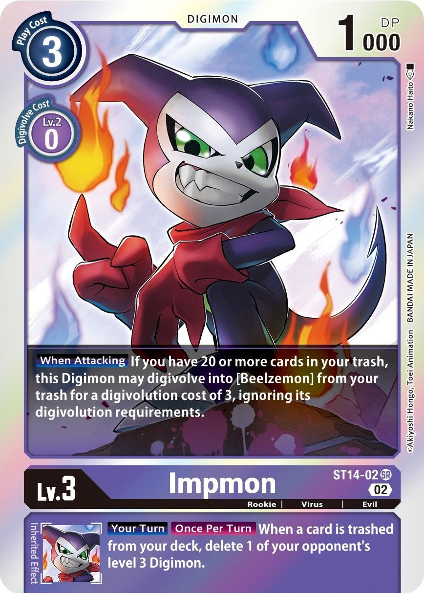 Impmon [ST14-02] [Starter Deck: Beelzemon Advanced Deck Set] | Play N Trade Winnipeg