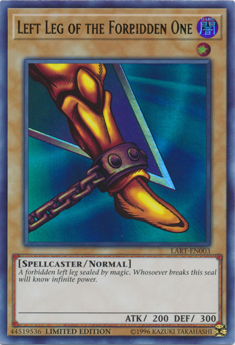 Left Leg of the Forbidden One [LART-EN003] Ultra Rare | Play N Trade Winnipeg