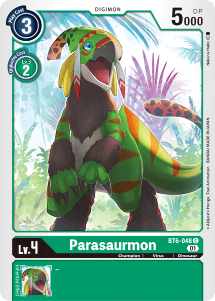 Parasaurmon [BT6-048] [Double Diamond] | Play N Trade Winnipeg