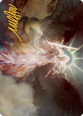 Serra's Emissary Art Card (Gold-Stamped Signature) [Modern Horizons 2 Art Series] | Play N Trade Winnipeg