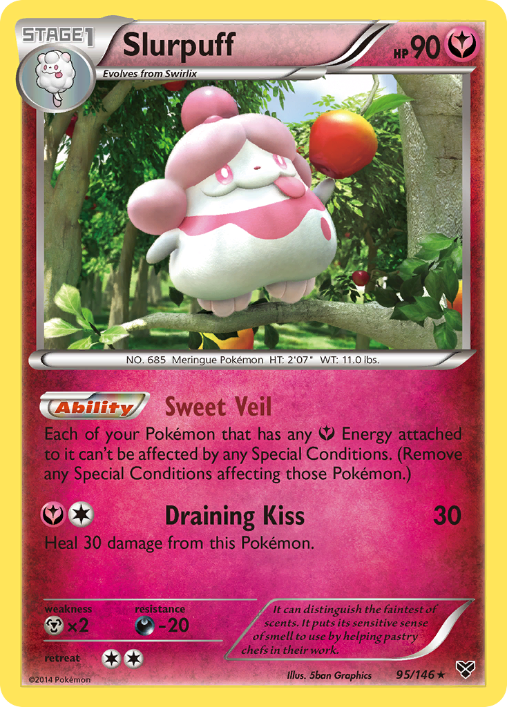 Slurpuff (95/146) [XY: Base Set] | Play N Trade Winnipeg