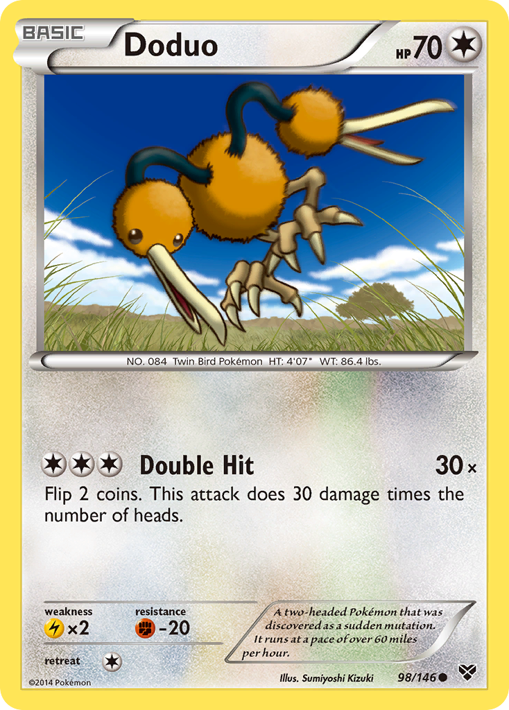 Doduo (98/146) [XY: Base Set] | Play N Trade Winnipeg