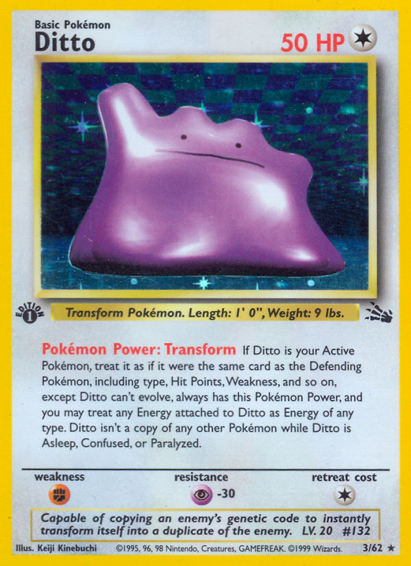 Ditto (3/62) [Fossil 1st Edition] | Play N Trade Winnipeg