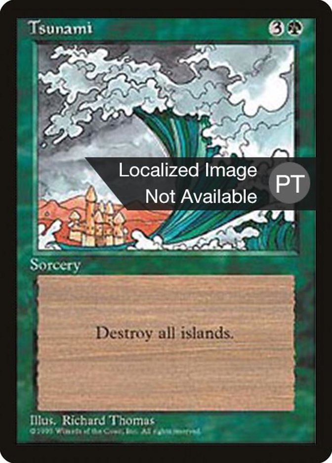 Tsunami [Fourth Edition (Foreign Black Border)] | Play N Trade Winnipeg