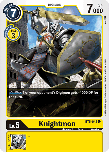 Knightmon [BT5-042] [Battle of Omni] | Play N Trade Winnipeg