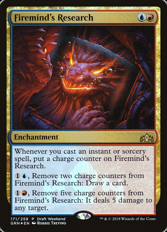 Firemind's Research (Draft Weekend) [Guilds of Ravnica Promos] | Play N Trade Winnipeg