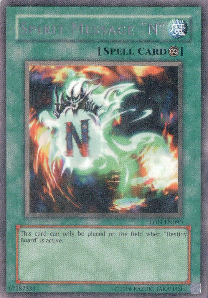 Spirit Message "N" [LON-EN090] Rare | Play N Trade Winnipeg