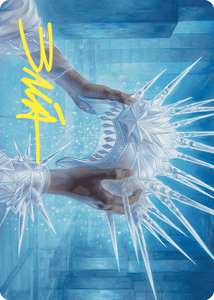 Hylda's Crown of Winter Art Card (Gold-Stamped Signature) [Wilds of Eldraine Art Series] | Play N Trade Winnipeg