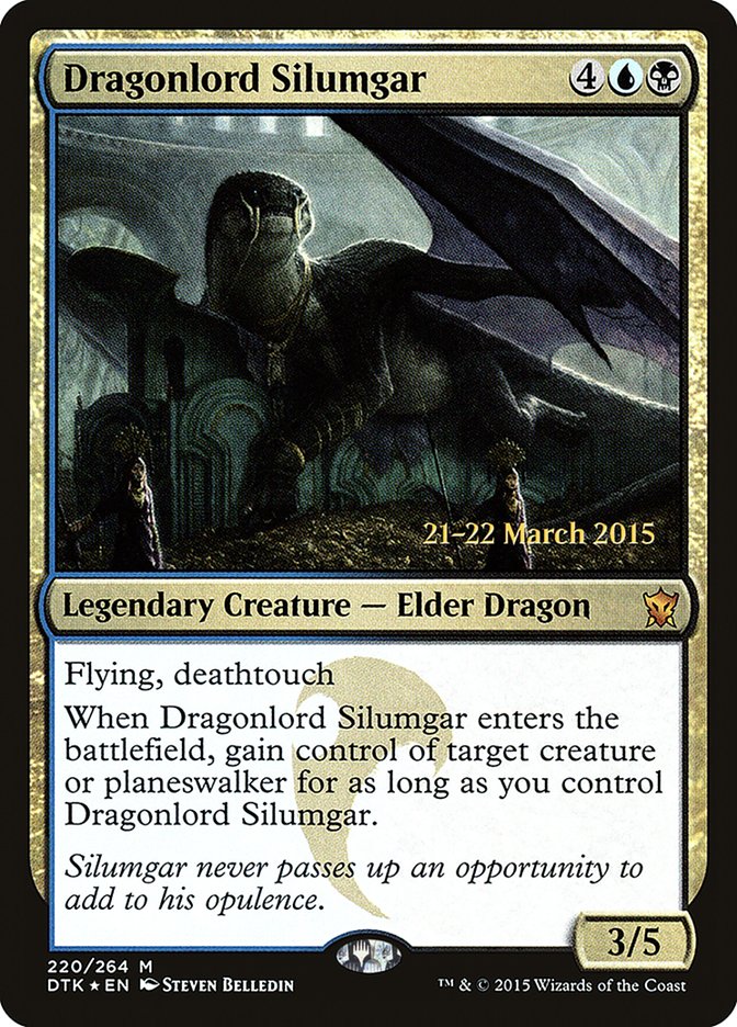 Dragonlord Silumgar  [Dragons of Tarkir Prerelease Promos] | Play N Trade Winnipeg