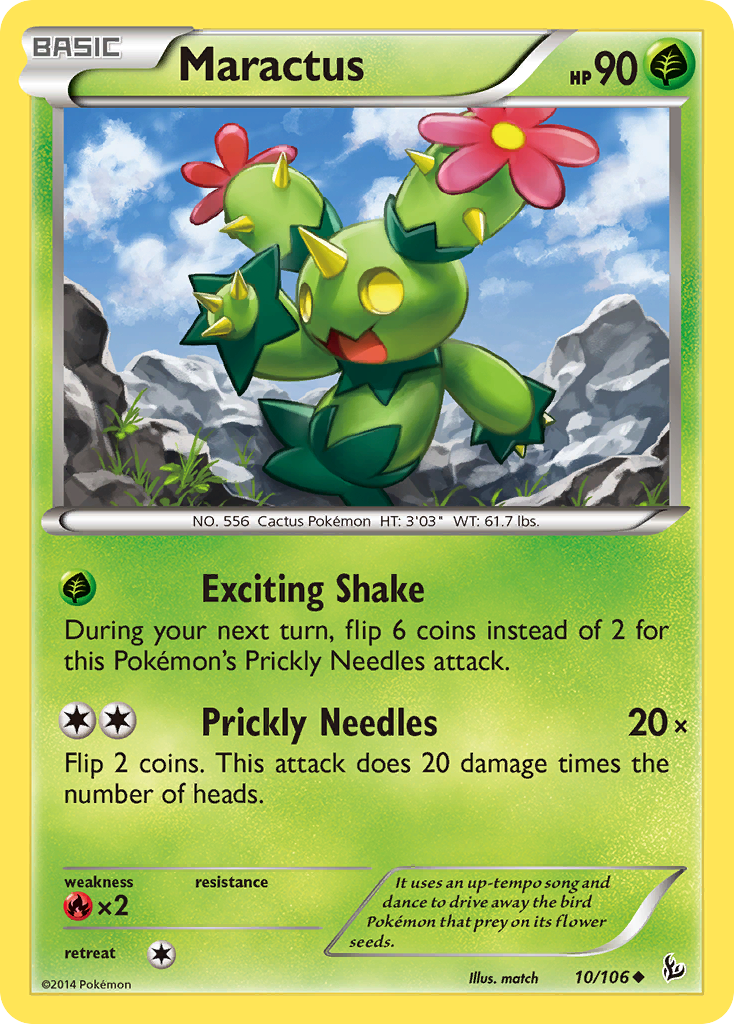 Maractus (10/106) [XY: Flashfire] | Play N Trade Winnipeg