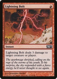 Lightning Bolt (M10) (Oversized) [Oversize Cards] | Play N Trade Winnipeg