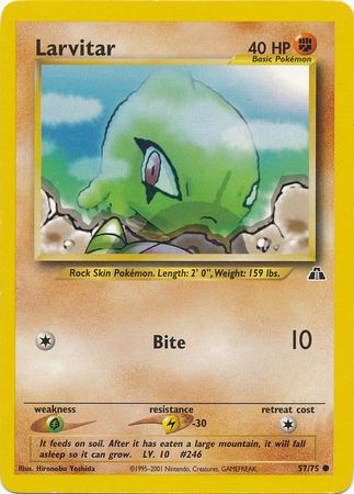 Larvitar (57/75) [Neo Discovery Unlimited] | Play N Trade Winnipeg