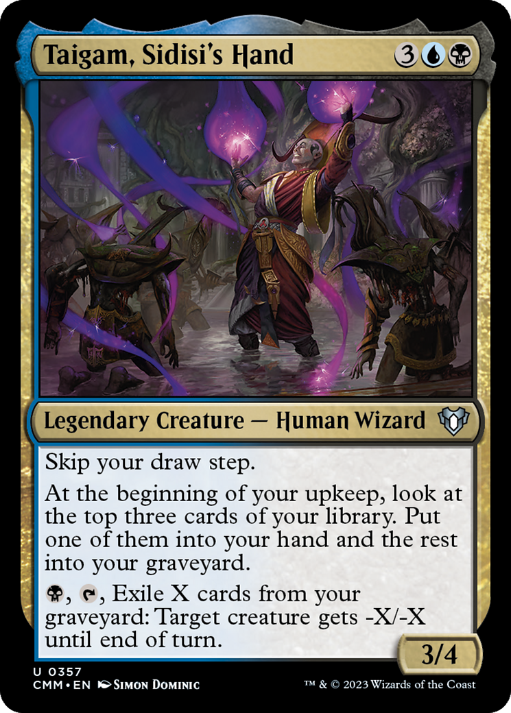 Taigam, Sidisi's Hand [Commander Masters] | Play N Trade Winnipeg