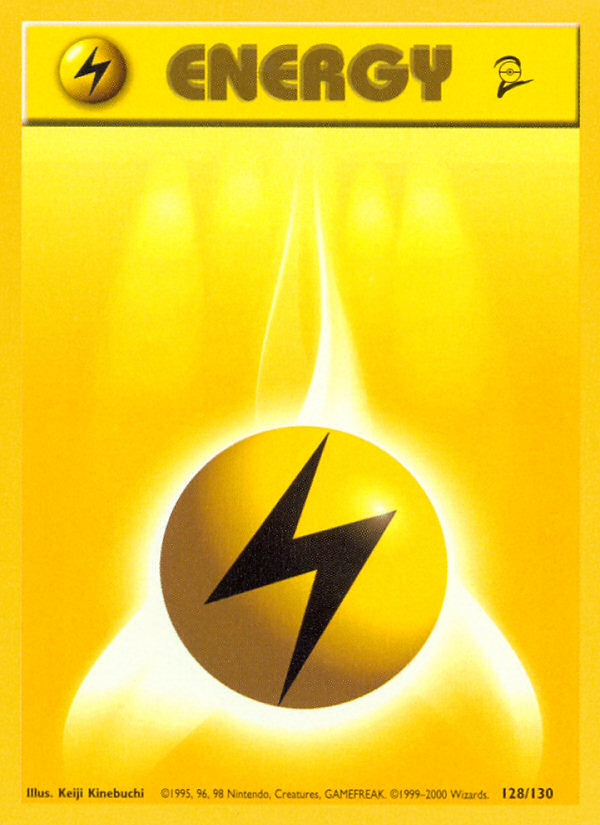 Lightning Energy (128/130) [Base Set 2] | Play N Trade Winnipeg