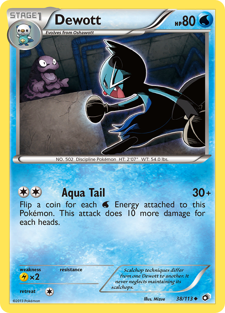 Dewott (38/113) [Black & White: Legendary Treasures] | Play N Trade Winnipeg