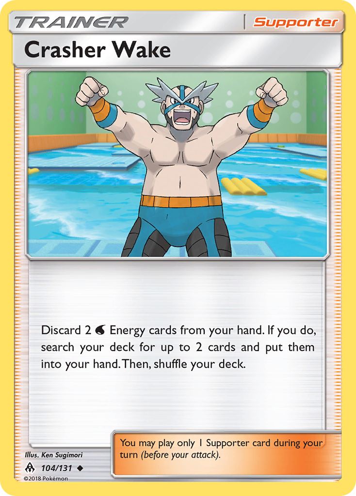 Crasher Wake (104/131) [Sun & Moon: Forbidden Light] | Play N Trade Winnipeg