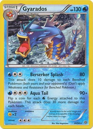 Gyarados (20/98) (Cosmos Holo) [XY: Ancient Origins] | Play N Trade Winnipeg