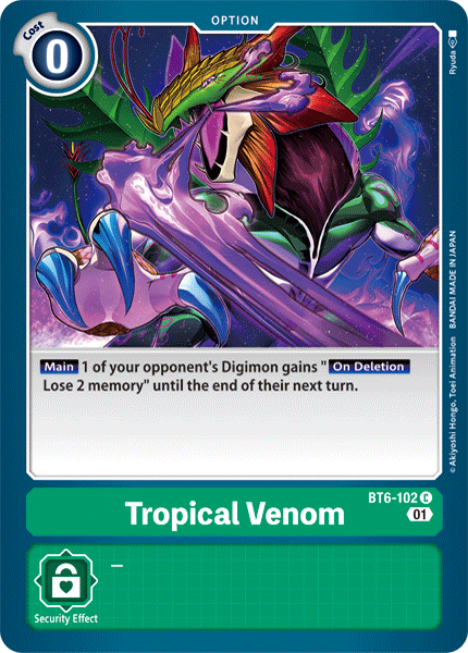 Tropical Venom [BT6-102] [Double Diamond] | Play N Trade Winnipeg