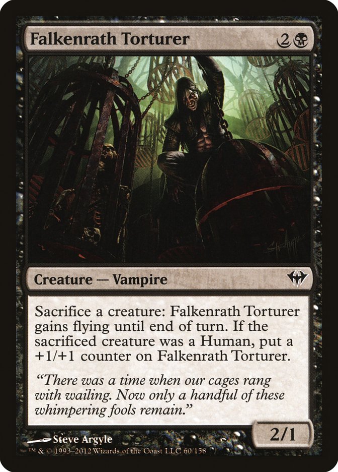 Falkenrath Torturer [Dark Ascension] | Play N Trade Winnipeg