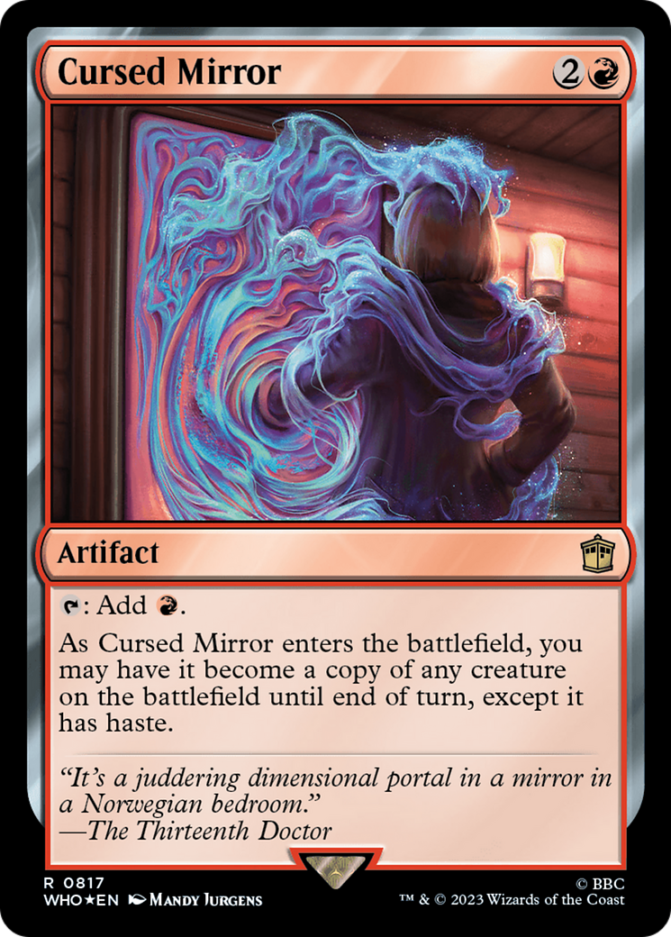 Cursed Mirror (Surge Foil) [Doctor Who] | Play N Trade Winnipeg