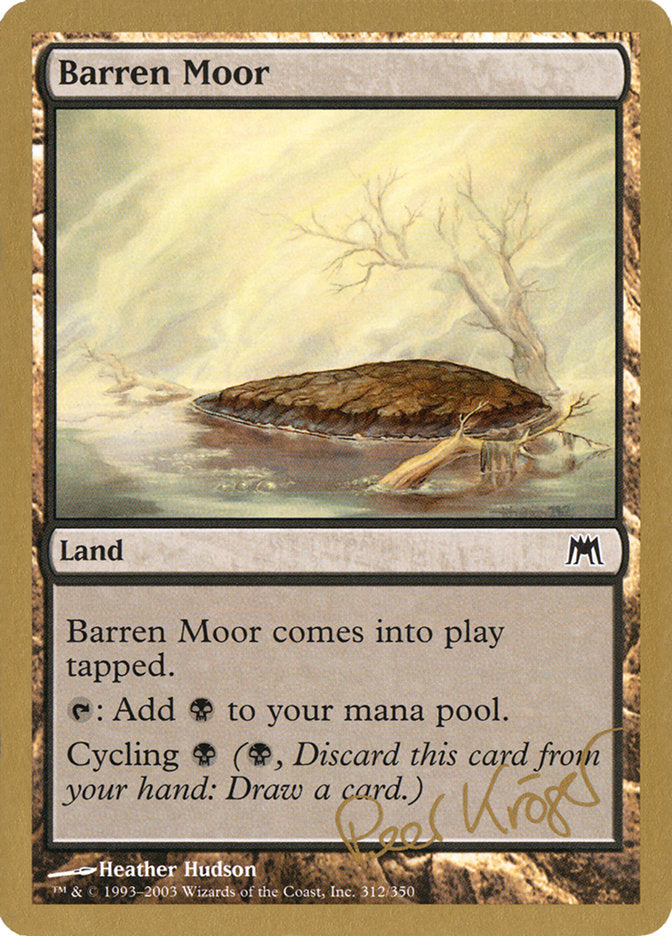 Barren Moor (Peer Kroger) [World Championship Decks 2003] | Play N Trade Winnipeg