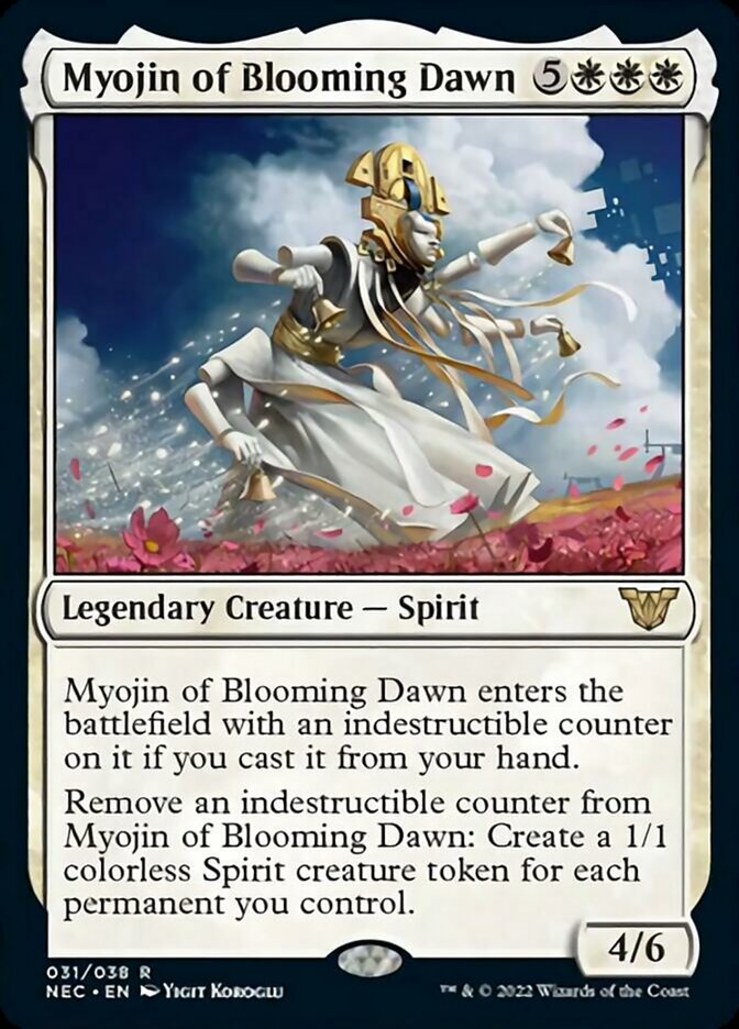 Myojin of Blooming Dawn [Kamigawa: Neon Dynasty Commander] | Play N Trade Winnipeg