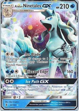 Alolan Ninetales GX (22/145) (Ice Path FTW - Zachary Bokhari) [World Championships 2017] | Play N Trade Winnipeg