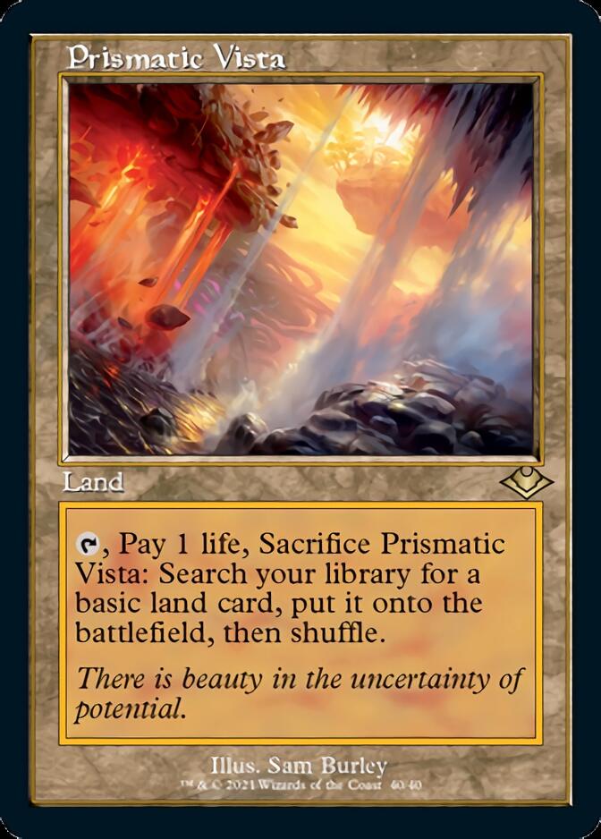 Prismatic Vista (Retro Foil Etched) [Modern Horizons 2] | Play N Trade Winnipeg