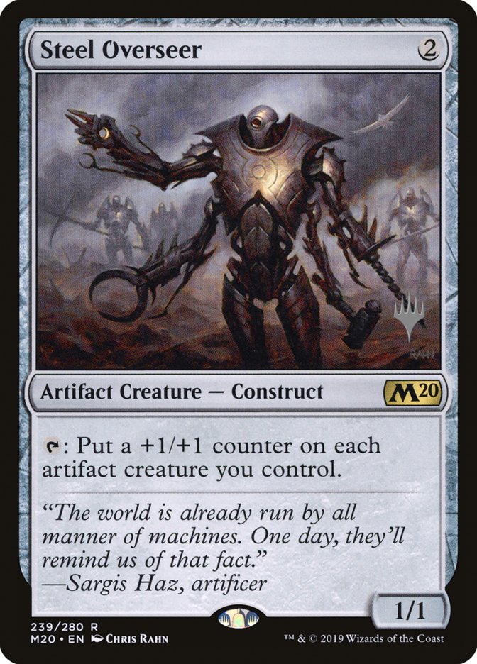 Steel Overseer (Promo Pack) [Core Set 2020 Promos] | Play N Trade Winnipeg