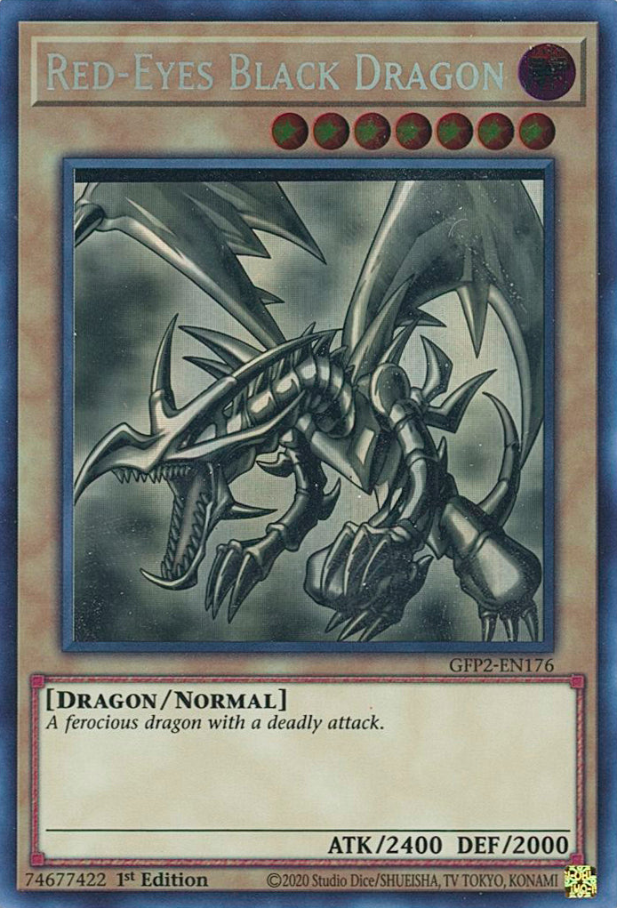 Red-Eyes Black Dragon [GFP2-EN176] Ghost Rare | Play N Trade Winnipeg