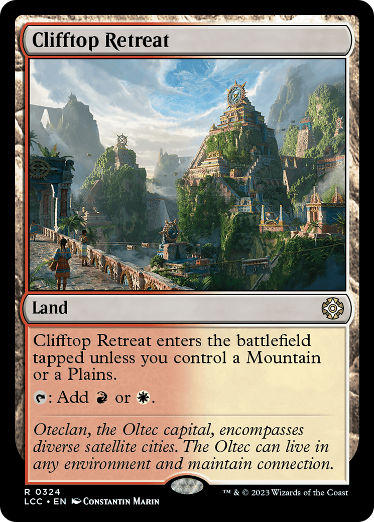 Clifftop Retreat [The Lost Caverns of Ixalan Commander] | Play N Trade Winnipeg