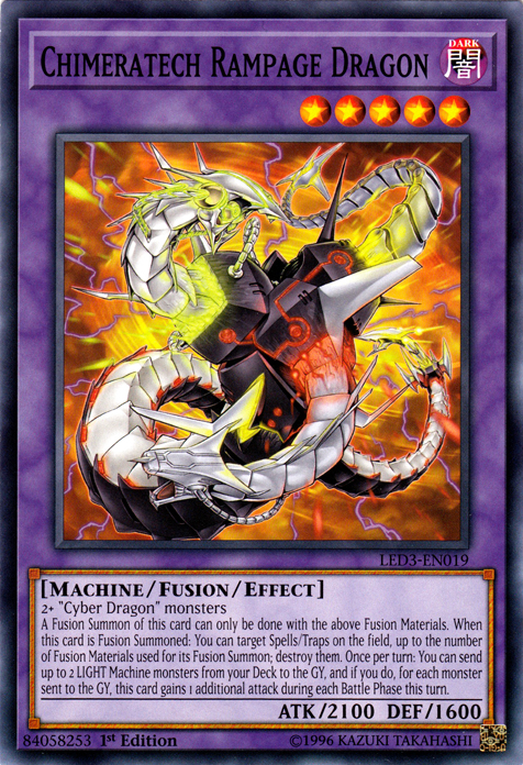 Chimeratech Rampage Dragon [LED3-EN019] Common | Play N Trade Winnipeg