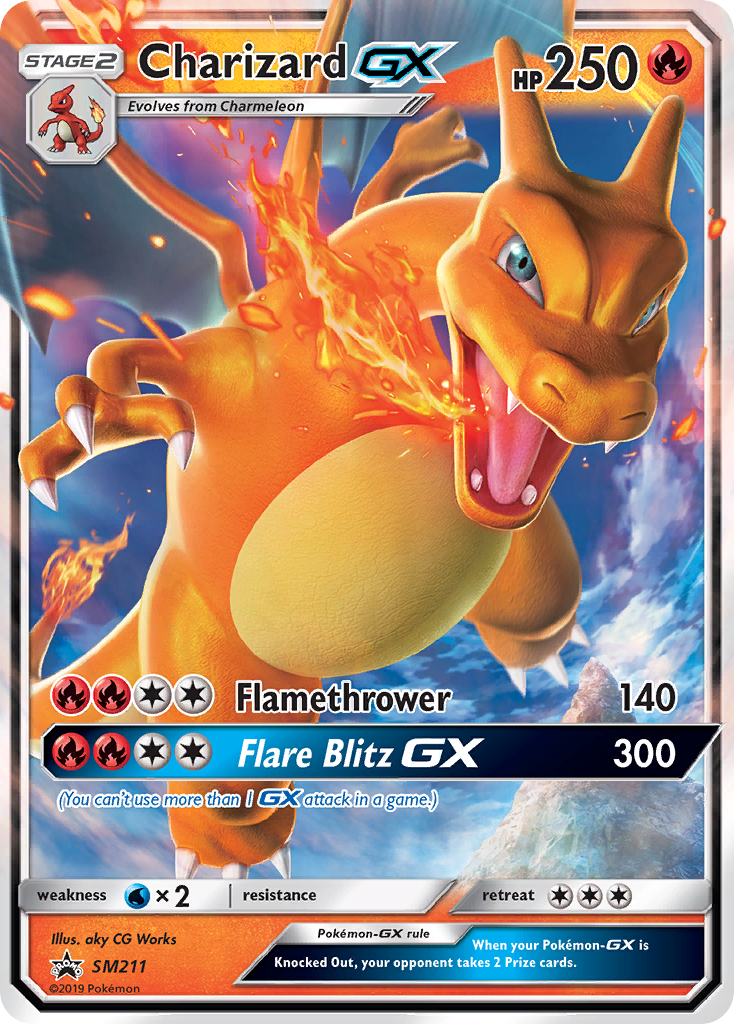 Charizard GX (SM211) [Sun & Moon: Black Star Promos] | Play N Trade Winnipeg