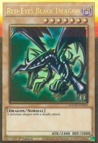 Red-Eyes Black Dragon [MAGO-EN003] Gold Rare | Play N Trade Winnipeg