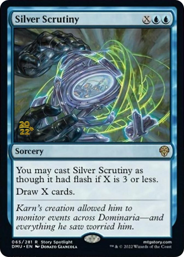 Silver Scrutiny [Dominaria United Prerelease Promos] | Play N Trade Winnipeg