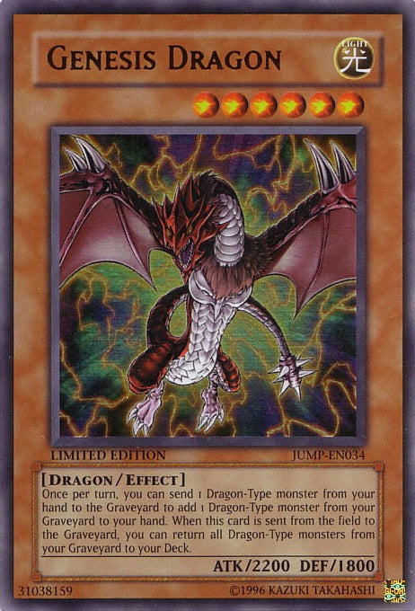 Genesis Dragon [JUMP-EN034] Ultra Rare | Play N Trade Winnipeg