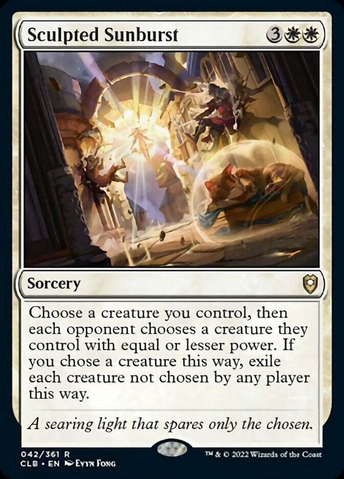 Sculpted Sunburst [Commander Legends: Battle for Baldur's Gate] | Play N Trade Winnipeg