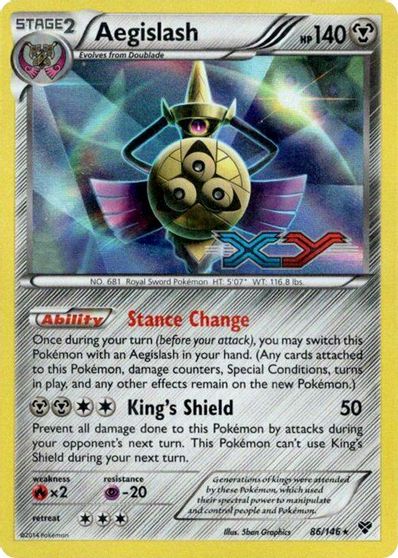 Aegislash (86/146) (Prerelease Promo) [XY: Black Star Promos] | Play N Trade Winnipeg