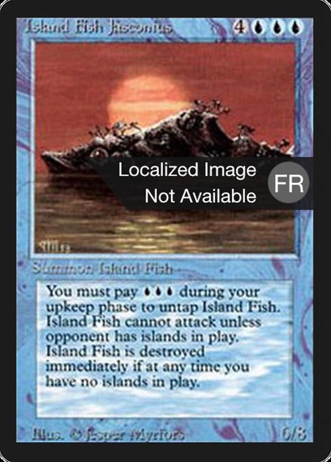 Island Fish Jasconius [Foreign Black Border] | Play N Trade Winnipeg